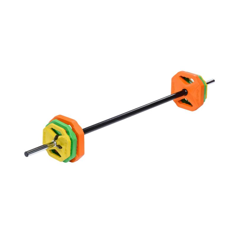Штанга для аэробики и комплект дисков (1,25-2,5-5 кг) PROGRESS PROFI-FIT