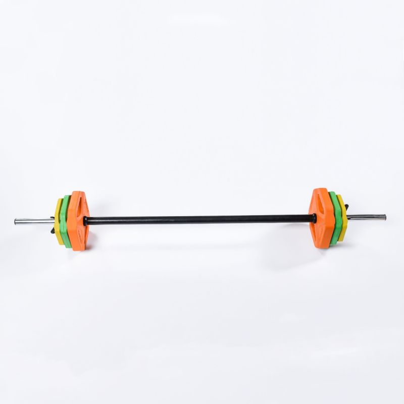 Штанга для аэробики и комплект дисков (1,25-2,5-5 кг) PROGRESS PROFI-FIT