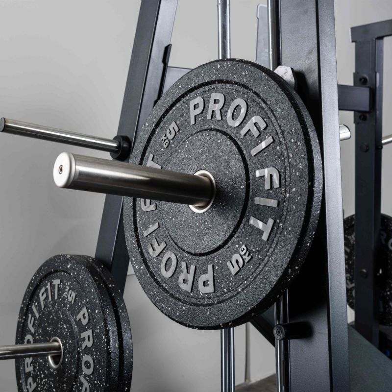 Диск для штанги HI-TEMP с цветными вкраплениями D51 мм PROFI-FIT 5 кг РАСПРОДАЖА