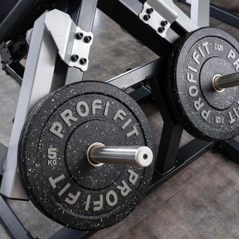 Диск для штанги HI-TEMP с цветными вкраплениями D51 мм PROFI-FIT 5 кг РАСПРОДАЖА