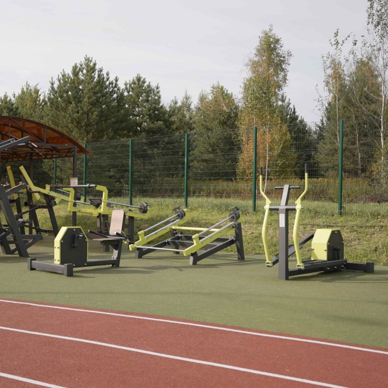 Force-2813 Уличный тренажер Становая тяга с переменной нагрузкой ZAVODSPORTA