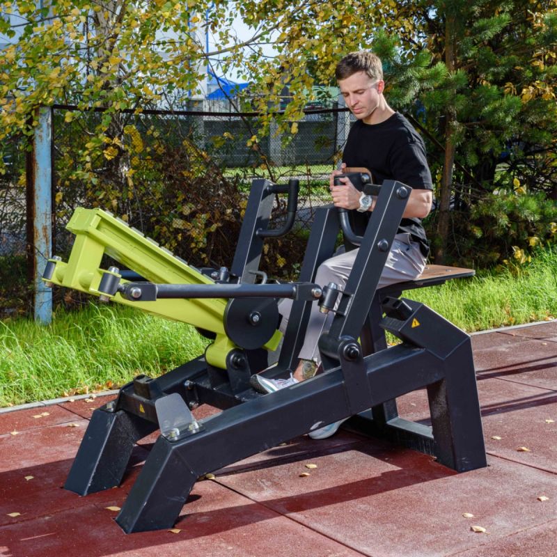 Power-1809 Уличный тренажер Наклонная тяга с переменной нагрузкой ZAVODSPORTA