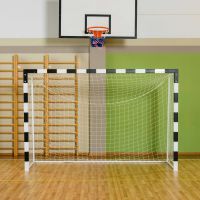 Ворота для мини-футбола, гандбола (с разметкой, без сетки) стальной профиль 80х80 мм Zavodsporta