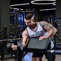 Гантельный ряд полиуретановый LEVEL (шаг 2,5 кг, 5 пар) PROFI-FIT 27,5-37,5 кг