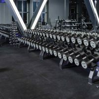 Гантельный ряд полиуретановый LEVEL (шаг 2,5 кг, 5 пар) PROFI-FIT 27,5-37,5 кг