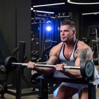 Набор прямых полиуретановых штанг LEVEL (шаг 5 кг, 5 шт) PROFI-FIT 10-30 кг