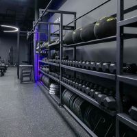 Гантель гексагональная обрезиненная PROFI-FIT  4 кг