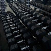 Гантель гексагональная обрезиненная PROFI-FIT 25 кг