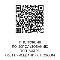 D601 Приседания с поясом