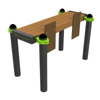 W332 GTO Скамья гимнастическая горизонтальная для измерения гибкости ZAVODSPORTA