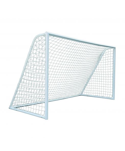Сетка футбол Д=3,0 мм, яч.100*100 белый. Размер 2,5*7,5*2,0 м ПА, (пара).