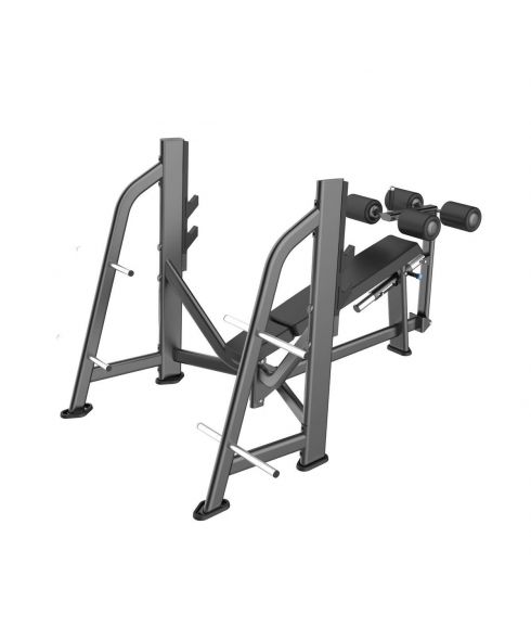 E7041 Скамья-стойка для жима под углом вниз