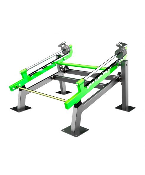 F-2813 Уличный тренажер Становая тяга с переменной нагрузкой ZAVODSPORTA