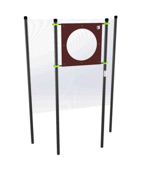 W254 GTO Мишень на стойках круглая (для метания теннисного мяча в цель) D90 см ZAVODSPORTA