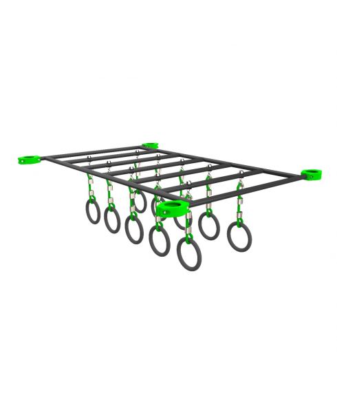 W89 Рукоход с кольцами ZAVODSPORTA
